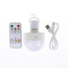 1 Set Rechargeable Smart Dimmable E27 Bulbs With Timing Cordless Battery Operated Light Bulb Rgb/3 Color Usb Led Lamp Bulb