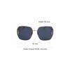 Gucci Hollow Double G Interlocking Design Fashion Versatile Irregular Shape Sunglasses Women Sunglasses GG1207SA-002