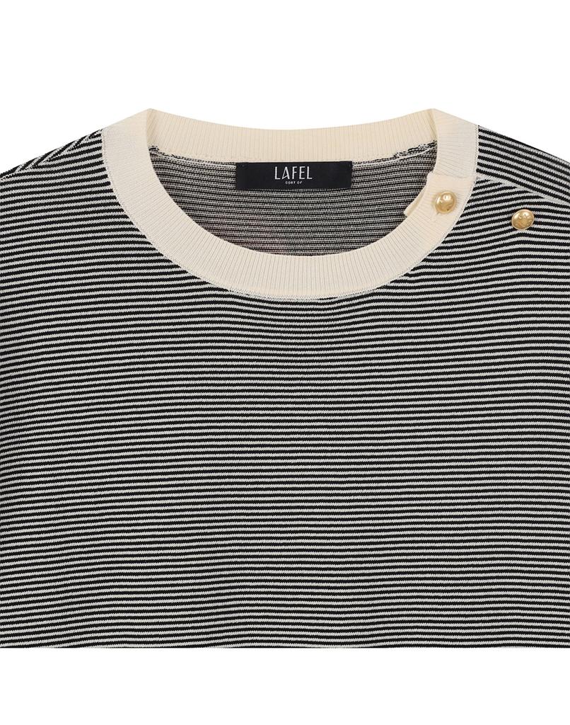 LAFELSORTOF Striped Knit Top