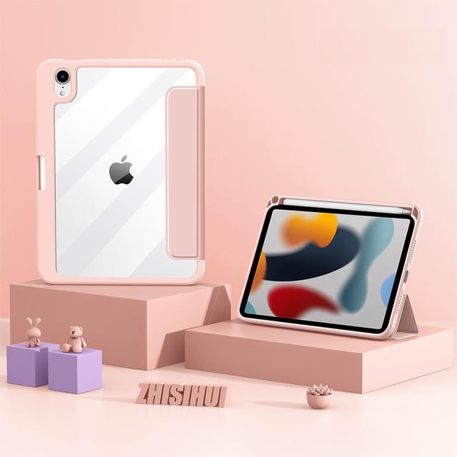 Husa cu separare magnetica pentru iPad Mini 6 9 Huse Husa de protectie tableta Piele acrilica transparenta iPad9 Mini6 10.5 2021