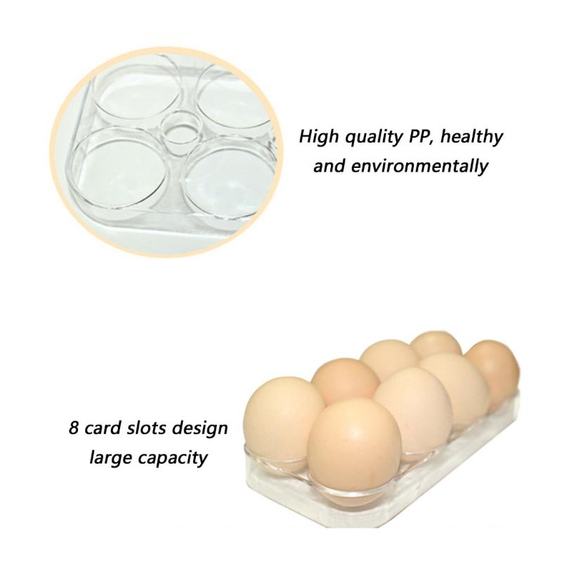 Space Saving Refrigerator Eggs Holder With Visible Inventory Design And Reinforced ABS Construction Eggs Holder