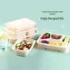 Biodegradable 4-Compartment Lunch Boxes with Lids (20-Pack)