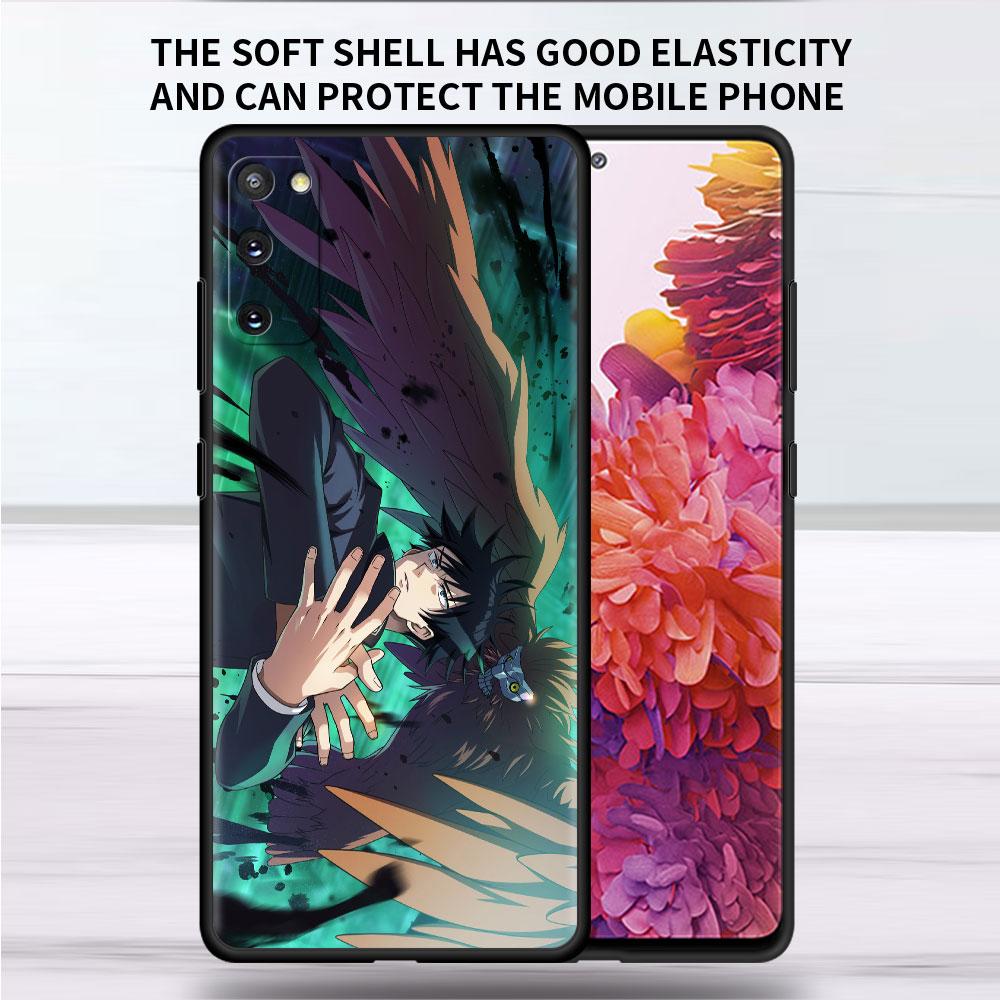 Soft Case For Samsung Galaxy Note 20 Ultra 10 Plus Lite A50 A70 A20 A40 A20e 9 8 A60 A10e Funda Phone Cover Jujutsu Kaisen Anime