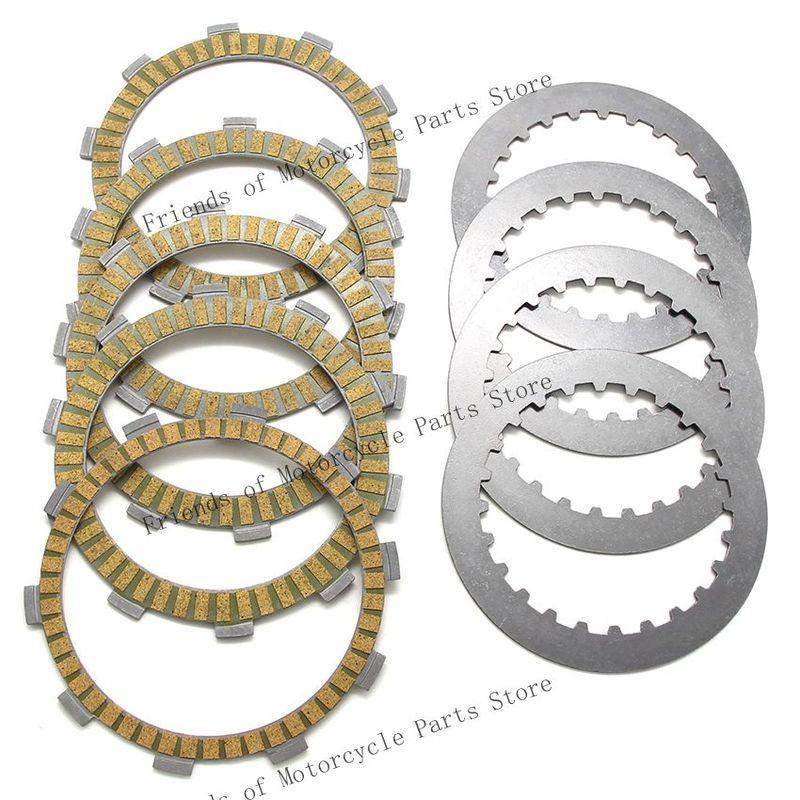 Engine Clutch Disc For Honda VT125 Shadow XL125V Varadero Motorcycle Clutch Friction Steel Plates Kit 22201‑MAL‑600 22202MAE‑000