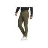 Adidas Solid Color Logo Print Cuffed Knit Sports Pants Men bottoms Olive-Green IA2617