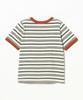 Kodomo BEAMS Uhr Kids Embroidery Border T-Shirt 2026SS 3-6Y Japan