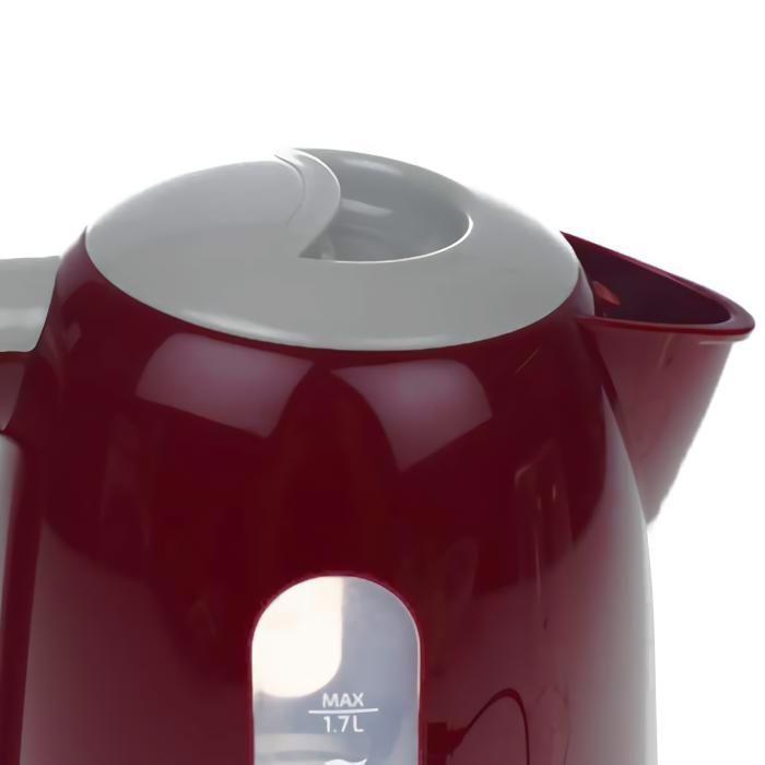 Bouilloire électrique sans fil - MPM - MCZ-85/B2 - 1,7 litres - filtre anti-calcaire - rouge