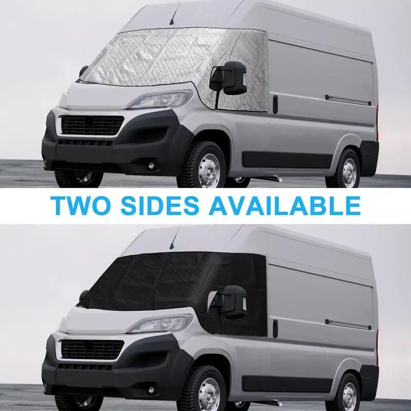 RV Windshield Cover For Fiat Ducato Peugeot Boxer Citroen Relay Front Window Sunshade Cover Motorhome Accessories Awning Covers