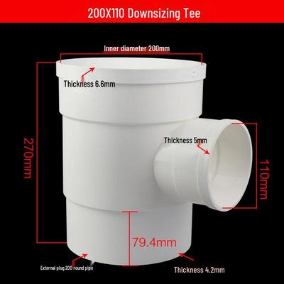 PVC-Reduzier-T-Stück