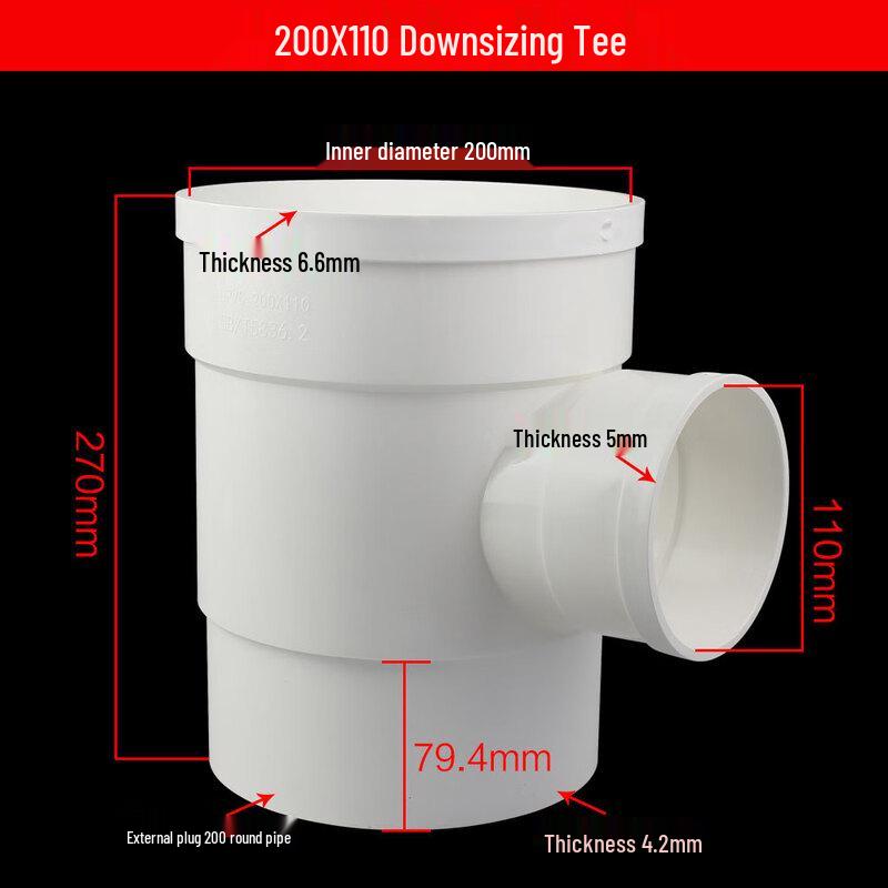 PVC Socket Reducing Tee