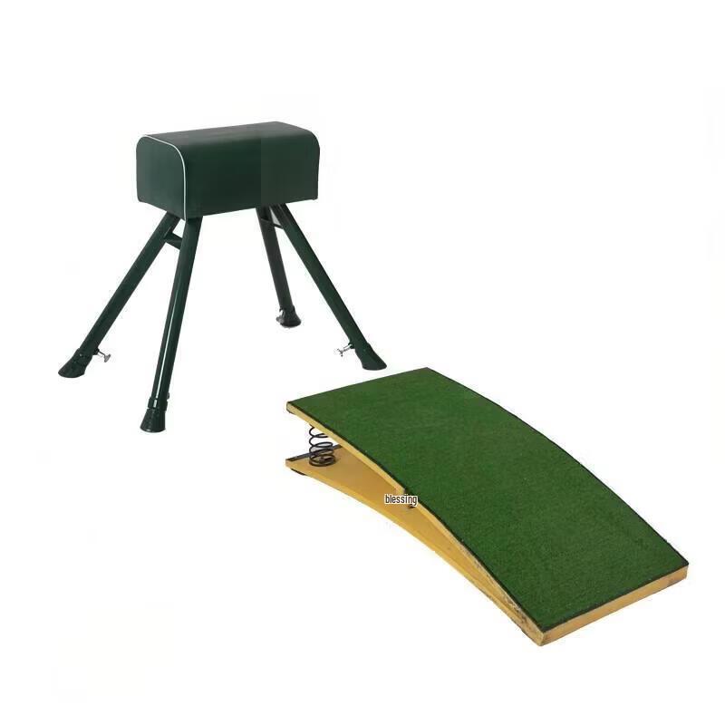 BINGTU Athletic Vaulting Buck with Six-Spring Springboard Set