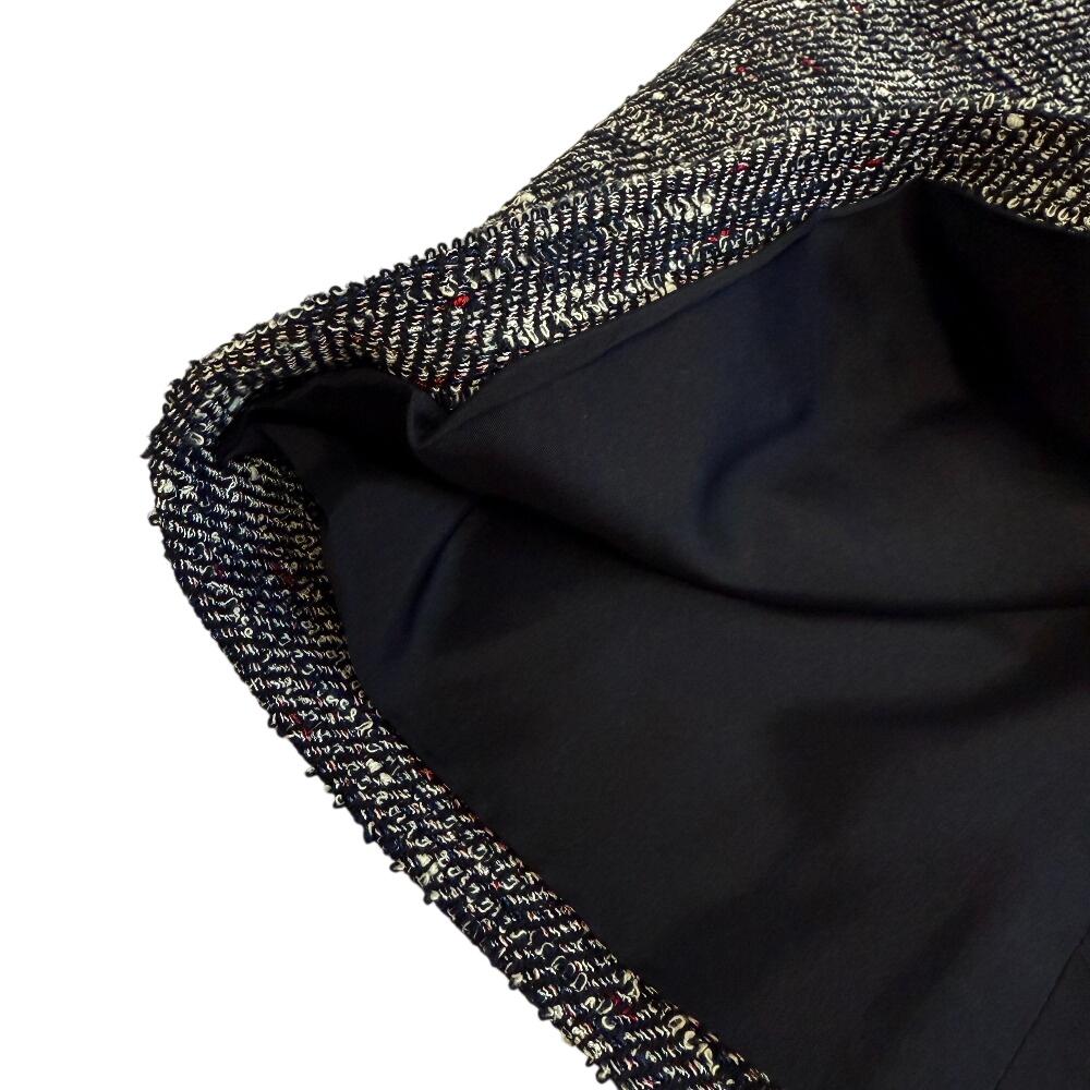 CHANEL P37783V27256 tweed COCO Mark Rayon skirt multicolor Rayon Used