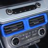 Blue ABS Center Console Air Outlet Frame Trim Cover for Ford Maverick +