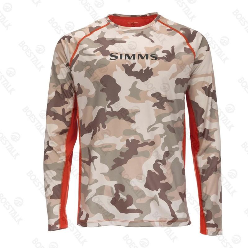 Mens Quick-Dry UV Protection Fishing T-Shirt Long Sleeve Crew Neck Outdoor Angling Summer Wear