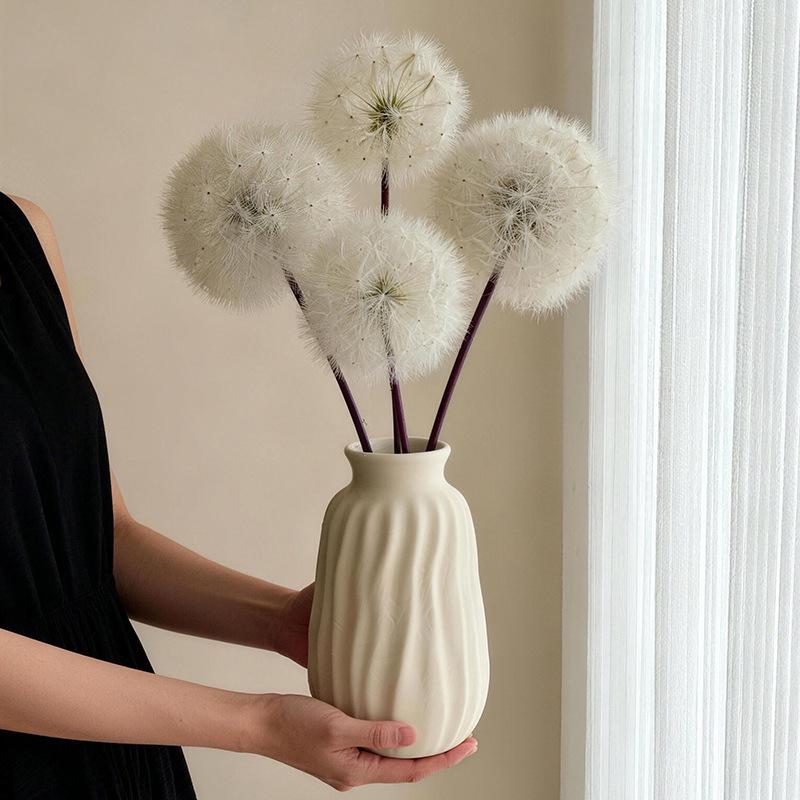 Premium Langstieliger Löwenzahn Künstliche Blume für Heimdekoration