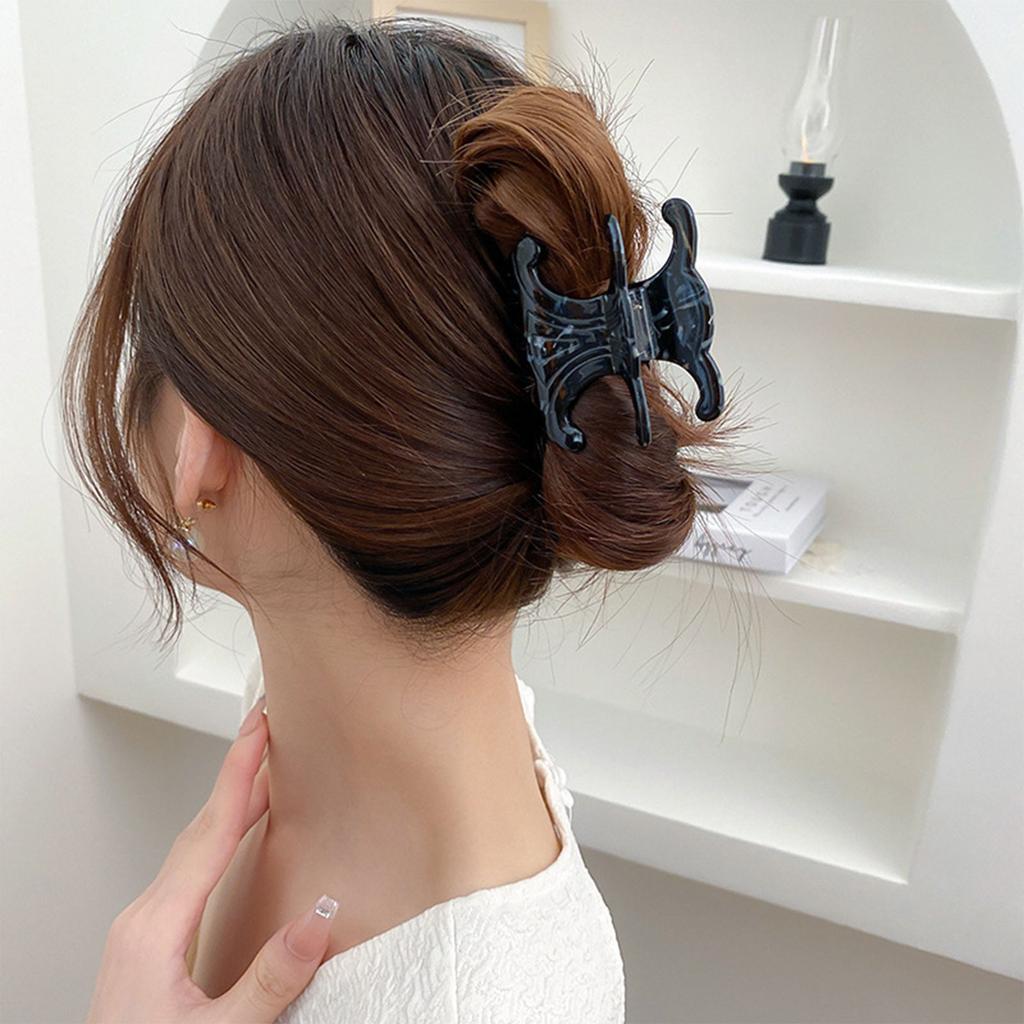 Cheap Butterfly Hair Clip Women Girls Small Nonslip Butterfly Jaw Clips