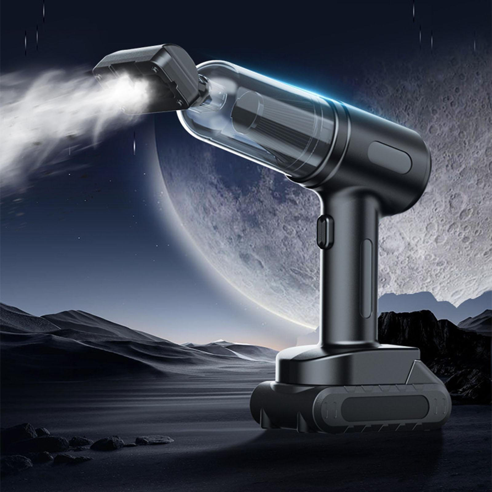 

Компактный беспроводной ручной пылесос для дома и автомобиля чёрный