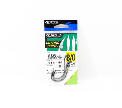 Owner Γάντζος κοπής SSW, μέγεθος 8/0, μαύρο (8301)