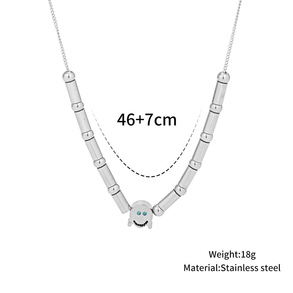 Niche Dark Titanium Steel Hip Hop Necklace - Unisex Trendy Fashion Chain for Sweatshirts