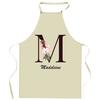 Tablier De Cuisine - Madeleine Lettre - Impression Bretonne - Coton Épais Résistant - Impression Française