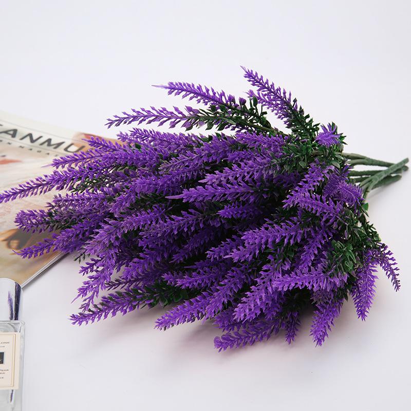 Buy 1 Pieces /Bundle PE Lavender Cheap Artificial Flower Wholesale