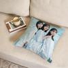 H-Hinatazaka46 Cushion Cover Fabric Soft Furnishing,Pillowcase, Cushion Cover, Sofa Pillow, Home Decoration