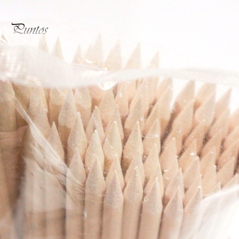 Puntos Nail Art 50 Stück/Pack Pro Holzstab Entferner Maniküre Pediküre Nagelhautschieber