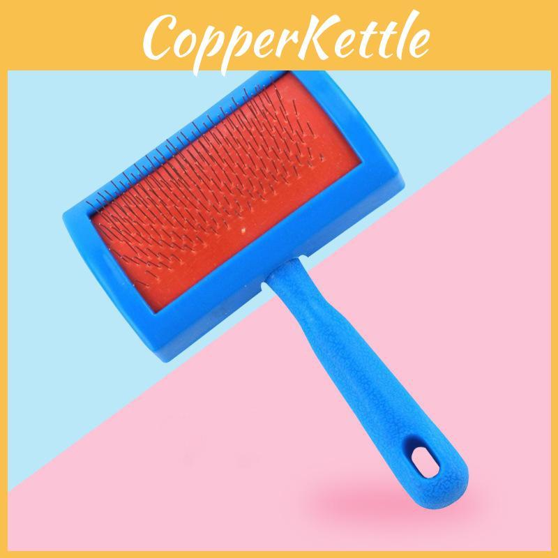 Stain-resistant Fur Brush For Dogs Plastic Handle Wholesale Pet Grooming Tool