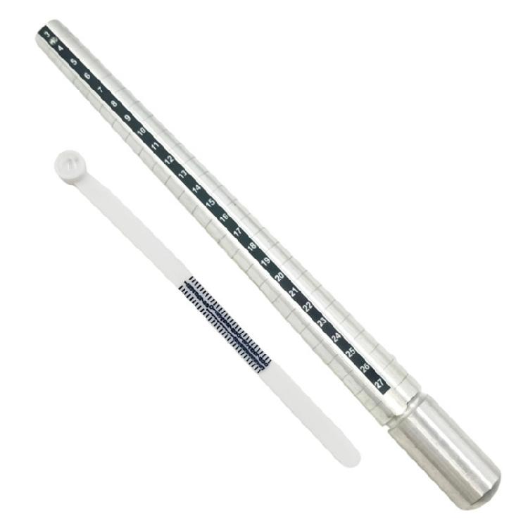 User Friendly Ring Sizer Instrument Featuring Metal Build for Convenient and Precise Jewelry Fit Assessment