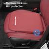 Car Booster Seat Cushion Heightening Leather Memory Cotton Heightening Cushion Accessories Car Decal For Mercedes Benz AMG W214