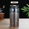 Vacuum-Sealed Moisture-Proof Glass Coffee Storage Jar