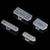 50PCS Waterproof Transparent Display Identification Box Cable Tie Marker Tag Cable Sign Cards Label