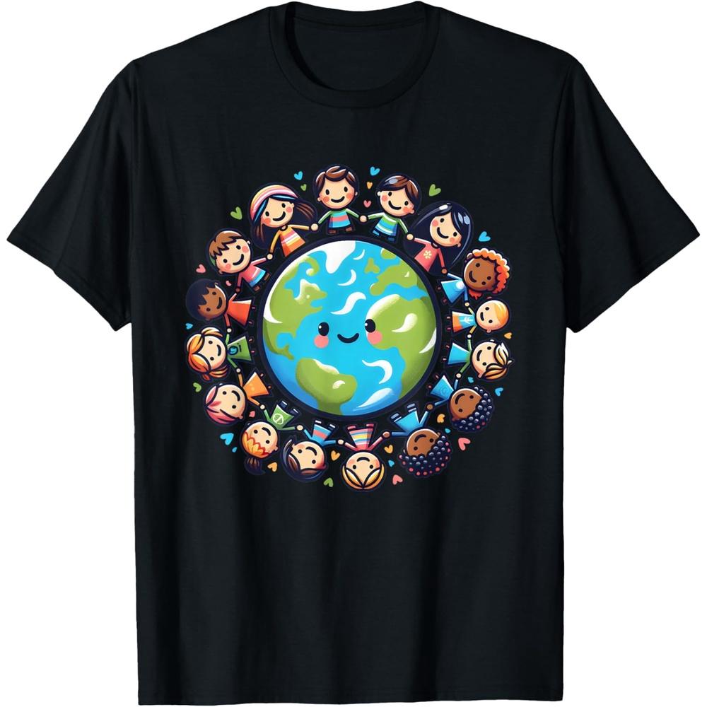 Happy Earth Day 2024 Cool Earth Day Boys Girls Boys Girls Toddler Cotton Men T Shirt 3XL
