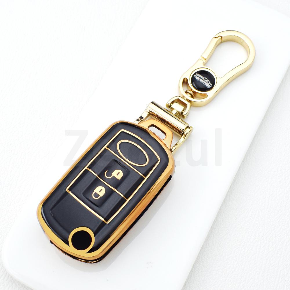 Soft Tpu Car Key Case Shell Fob Cover For Range Rover Sport Vouge Land Rover Discovery 3 2006 2007 2008 2009 Keyless Protector
