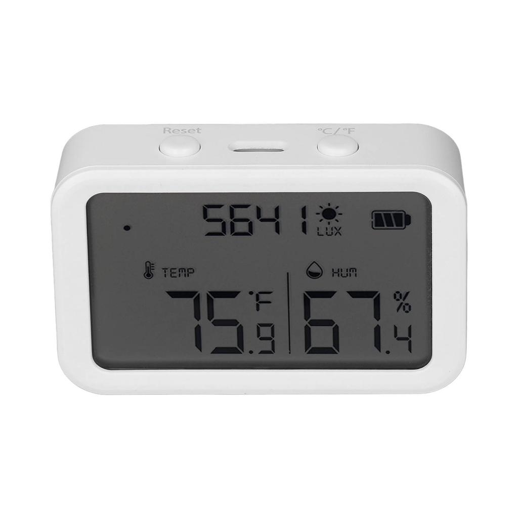 Termometru inteligent WiFi Higrometru Senzor de umiditate și temperatură fără fir pentru interior cu puterea luminii De