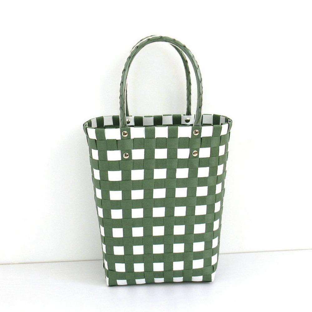 Summer Hand-woven Basket Bag Korean Style Women s Handbag New Weaving Beach Bag Outdoor Style 2