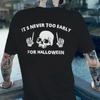 Punk Rock Skull Tshirt Fashion Tough Guy T Shirt Harajuku Heavy Metal Rock Tops Summer Street Hip-Hop Tee Ropa Hombre