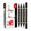 Versatile Double-Headed Pens: Ultra-Fine, Medium, Large Regular Script, Sutra Copying, and Character Practice Calligraphy Soft Brush Set