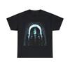 Halloween T-Shirt für Erwachsene Kunstmalerei Death Metal Gothic Dark Fantasy Horror Tee