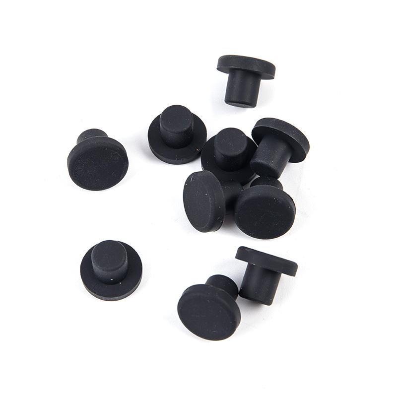 10Pcs Rubber Hole Caps 3-12mm High Temp Resistant Plugs for Cabinet Equipment Sealing