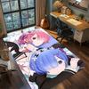 "ReZero" Large Area Rug Carpet Non Slip Washable Floor Mat Gamer Room Bedroom Home Decor—kwq78