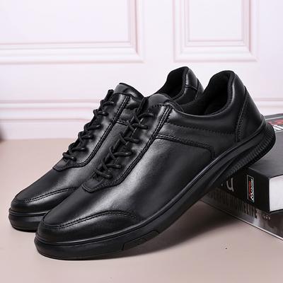 Fashion Spring Autumn Shoes Men High Quality Genuine Leather Casual Board Men Lace Up Thread Shoes Outdoor Sneakers Shoes Men