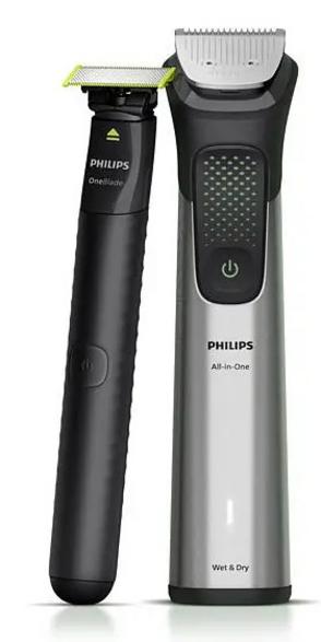 Philips mg9535/15 wet & dry multi-function trimmer silver-black