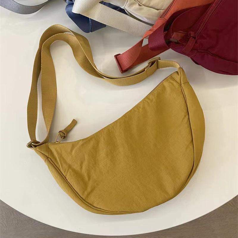 

Nylon Hobos Women s Shoulder Dumpling Bag Large Capacity Travel Crossbody Half Moon Bags Outdoor Phone Pouch Handbags