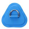1Pc Surfboard Dinghy Boat Pvc Patch With Stainless Steel Triangle D Ring Patch Inflatable Boat Patch Canoe Deck Rigging Sup
