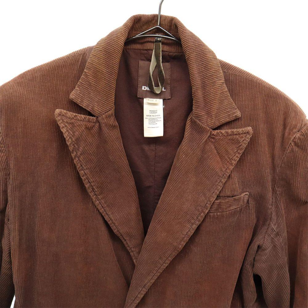 Diesel Wappen Corduroy Jacket S Brown Men's Used