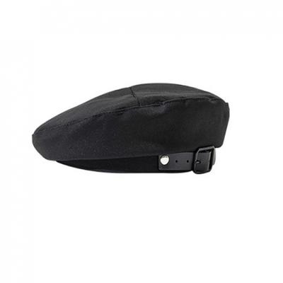 Women Girls Adjustable Beret Hat with Leather Belt French Artist Beanie Cap Hat