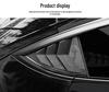 21-25 Model Y Rear Triangle Window Louver Deflector Sticker