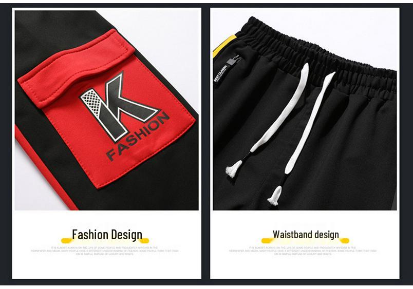 Men's Spring/Autumn Casual Hoodie & Pants Set: Trendy Youth Sportswear Two-Piece.