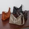 Leather Women'S Bag Lazy Style First Layer Vegetable Tanned Cowhide Tote Bag Large Capacity Shoulder Bag Simple Versatile Messenger Bag